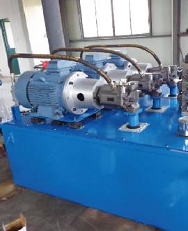 Metal color coating line of the hydraulic system